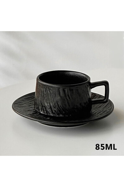 MIBRU Coffee ceramic cup with plate