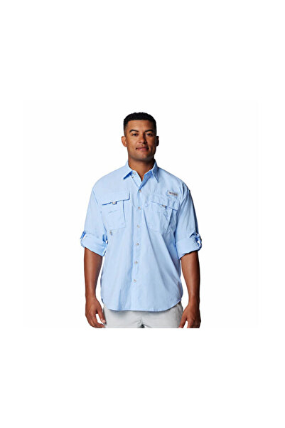 Columbia Bahama Ii L/S Shirt Men's Casual Shirt 1011621485 Blue