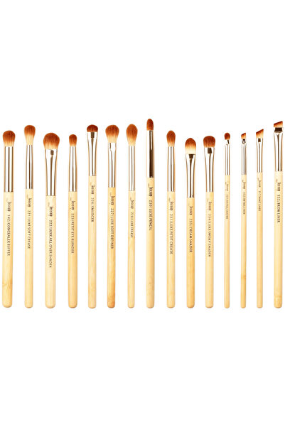 Jessup Bamboo Eyes Brushes Set - zestaw 15 pędzli do makijażu oczu