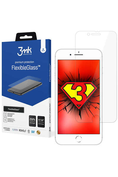 3MK STICLA FLEXIBILĂ IPHONE 7 / 8 / SE 2020