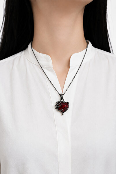 MakeWell Gothic Necklace Black Chain Gothic Design Women's Necklace Punk Rock...