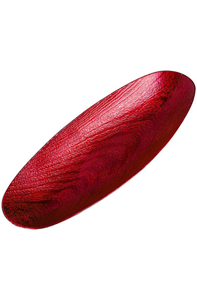 Zumzeria Tavă decorativă din plastic roșu tip gondolă 40.5x15.7x5cm