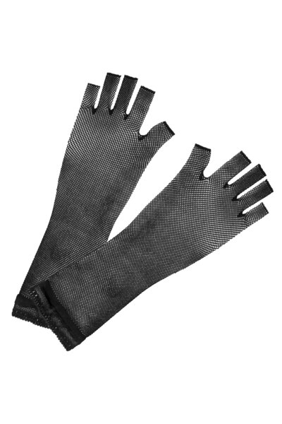 Zumzeria Mănuși negre de Halloween tăiate/tăiate din material textil " (if  "...