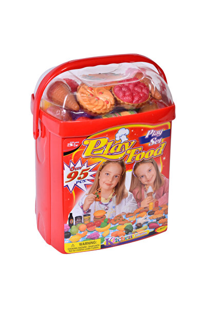 Zumzeria Valiză cu alimente de jucărie - 95 de piese