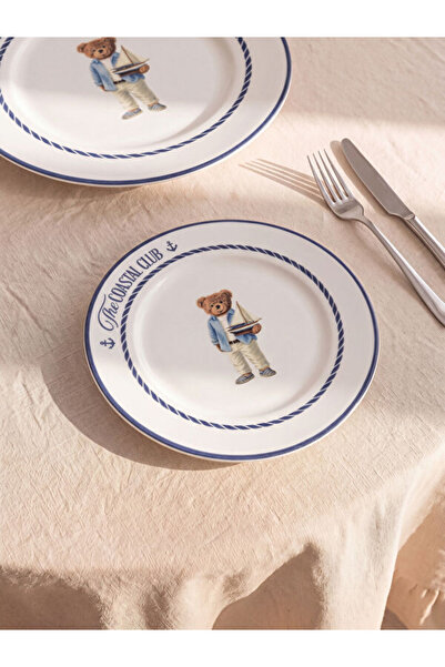 LC Waikiki Rmz Gi̇yi̇m Farkiyla Cute Teddy Bear Printed Cake Plate