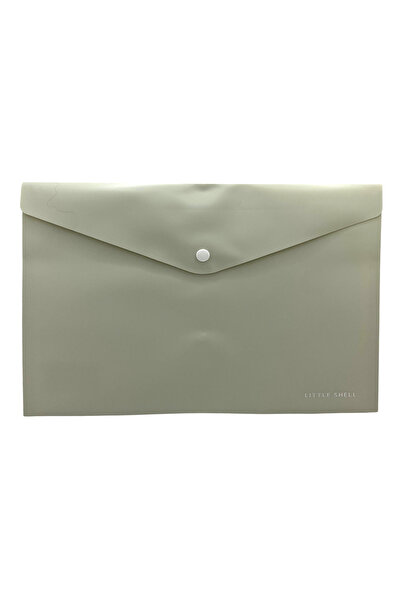 Limmy Pastel Green Patterned Snap Envelope File - 1 Piece