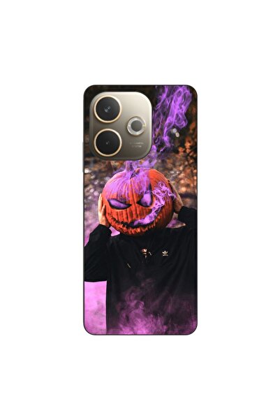 OEM Θήκη συμβατή με Oppo A5 Pro από σιλικόνη gel TPU με σχέδιο κεφαλής κολοκύ...
