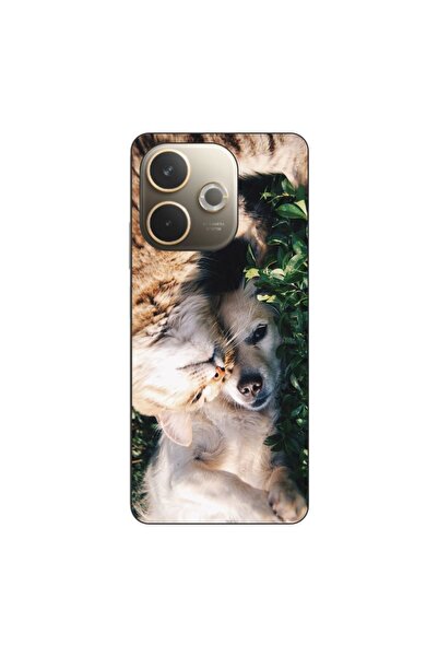 OEM Husa compatibila cu Oppo A5 Pro Silicon Gel Tpu Model Caine si Pisica