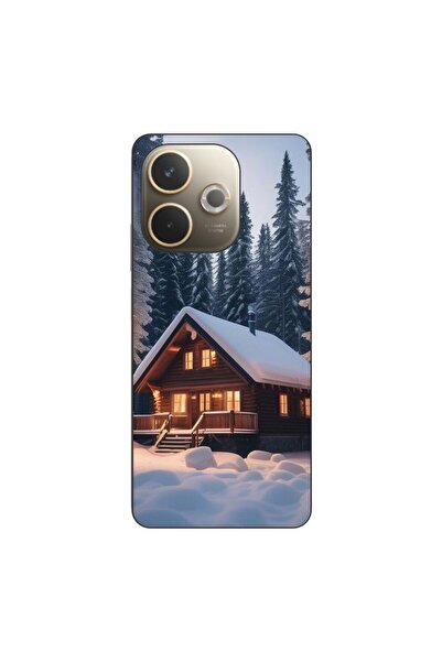 OEM Husa compatibila cu Oppo A5 Pro Silicon Gel Tpu Model Peisaj Iarna Cabana