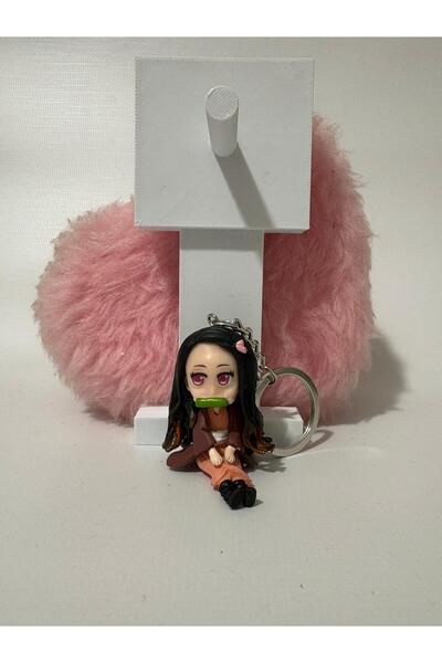 LUCİ SHOP DEMON SLAYER NEZUKO KARAKTERLİ PREMİUM SİLİKON ANAHTARLIK - ÇANTA S...