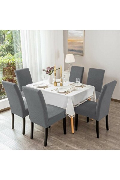 Dalys Set 6 huse Lycra pentru scaun