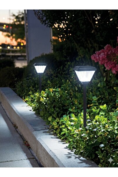 ACK SOLAR LED BAHÇE ARMATÜRÜ KARE 20W/h 6500K