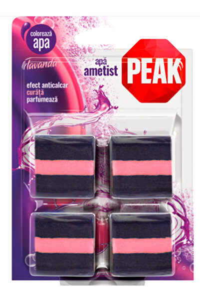 Peak Tablete Wc Apa Violet Lavanda, 4 x 50g