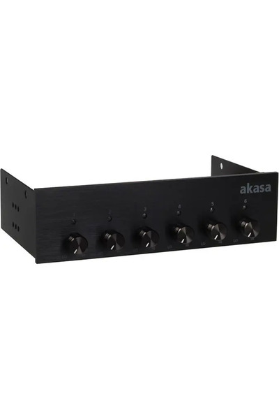 Akasa Controler FC.Six 5.25 " - negru