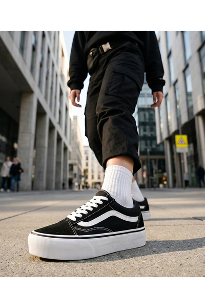 Vans Pantofi sport Old Skool cu platformă, casual