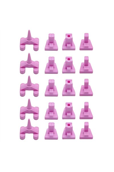 Choice4 20pcs set 5/20pcs Dental Ceramic Firing Pink Pegs Dental Lab for Sing...