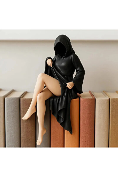 choice2 تمثال الملكة القوطية السوداء ثلاثي الأبعاد بتصميم أرجل متقاطعة من بيل...