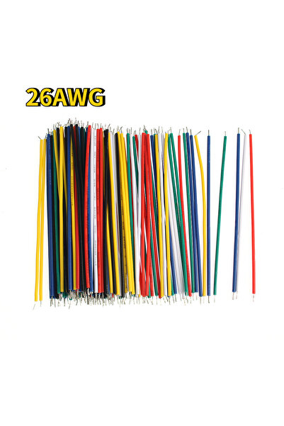 Choice 240 قطعة من أسلاك التوصيل المطلية بالقصدير 26AWG بـ 6 ألوان للوحة التج...