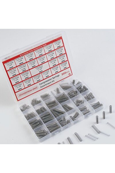 Choice 300pcs Compression Spring Kit 300PCS 24 Sizes Stainless Steel for Elec...