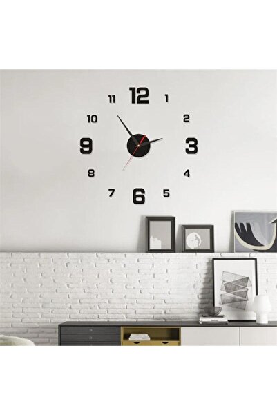 Choice3 black Luminous Digital Clock DIY Stereoscopic Wall Clock Silent Clock...