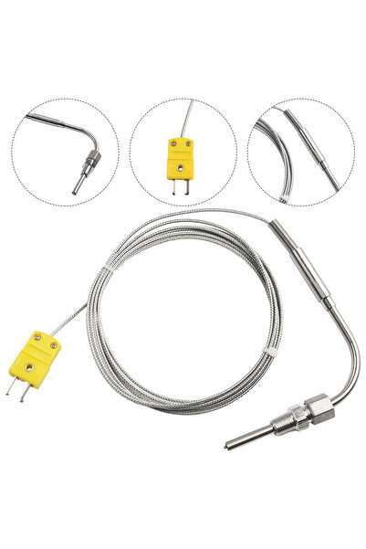 Choice 2M EGT K-Type Thermocouple Exhaust Probe High Temperature Sensor Threa...