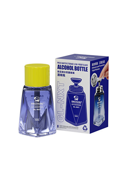 Choice GL-NXT MECHANIC GL-NXT Press Water Storage Leak-proof Glass Alcohol Bo...