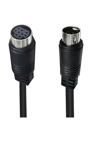 choice2 3m-Straight Male to Female Mini DIN 9-Pin Cable Multiple Sizes 90 Deg...