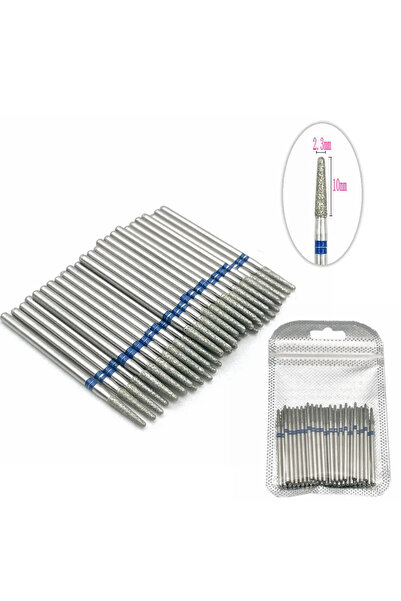 Choice51 MML2310 50pcs Diamond Nail Drill Cuticle Clean Bit Set Manicure Elec...