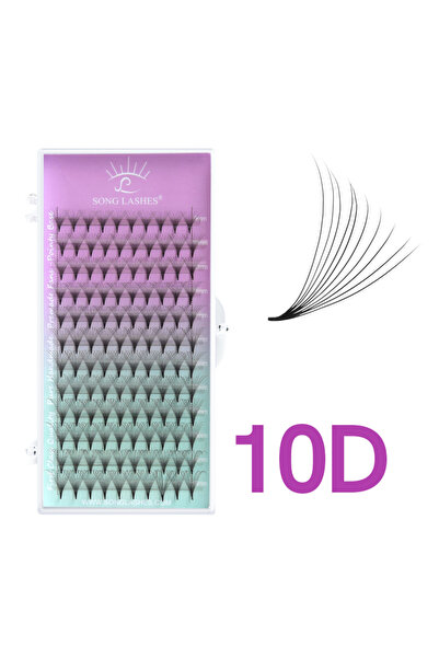 Choice45 رموش صناعية جاهزة من نوع MIX 0.07mm C 10D SONG LASHES، 12 صفوف، بقاع...
