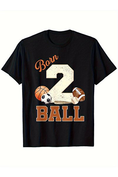 yiou trendy clothing Men's 2nd Birthday Sports T-Shirt - Soft and Moisture-Wi...