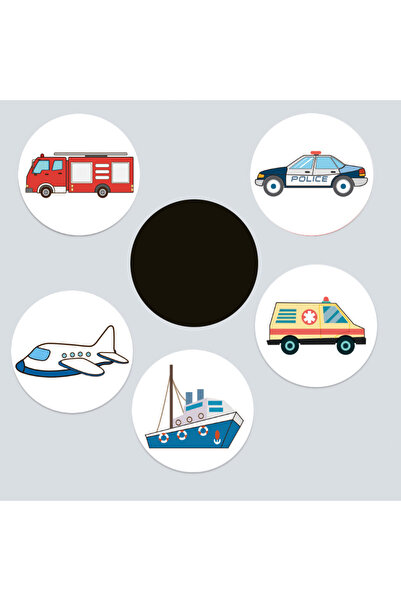 choice2 Transportation Color Changing Toilet Sticker Thermochromic Toilet Sti...