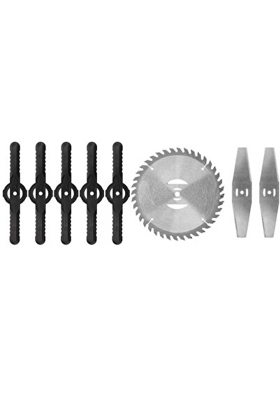 OEM Set de 2 lame de rezervă pentru mașini de tuns iarba, metal și plastic, n...