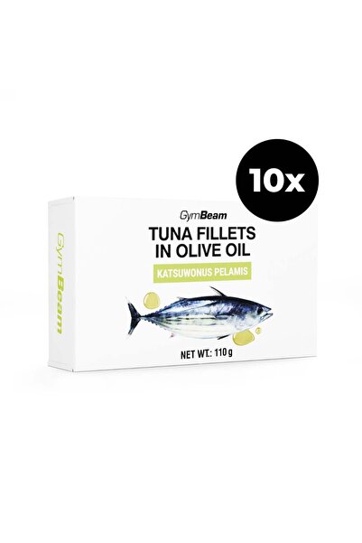GymBeam Fileuri de ton în ulei de măsline 10 x 110 g