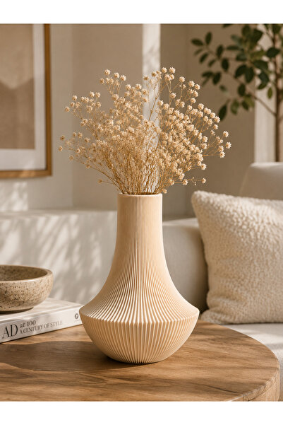 zen atelier Japandi Dekoratif Vazo Modern Minimal Vazo Salon Konsol ve Sehpa ...