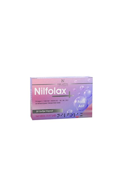 NilVia Nilfolax 30 Soft Gel Capsules