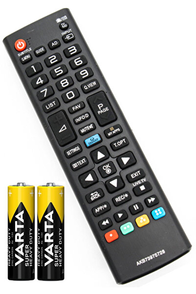 OEM TV remote control, Compatible with LG, AKB73975728, smart with My apps, b...