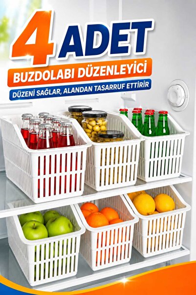 Herza House 4 komada - Organizator za frižider | Ormarić