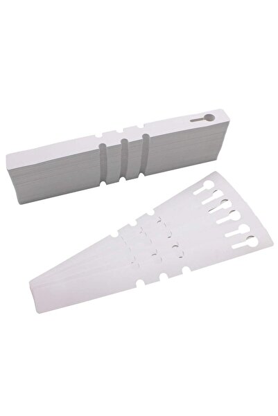Choice 100pcs white 100pcs Waterproof Plant Markers Plastic Plant Hanging Tag...