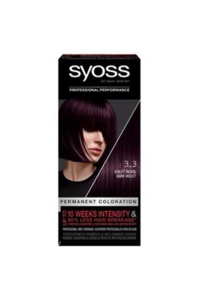 Syoss SHORT LIFE - Permanent Hair Dye - Professional Performance Permanent Co...