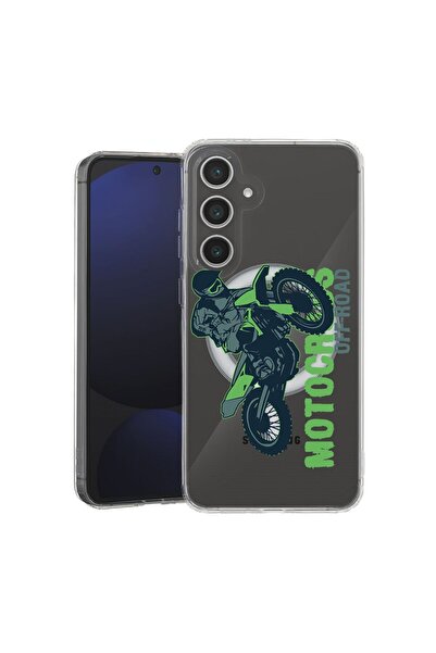 bestcase Husă pentru Samsung Galaxy A36 cu design Motocross, Mag Anti Shock T...