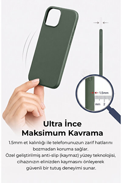 KILIFOLOG iPhone 14 Pro Uyumlu Lansman Silikon Kırmızı Çizgili Limon Desenli Darbe Emici Kılıf Beyaz