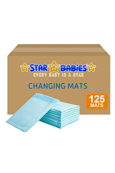 STAR BABiES - حصائر تغيير الحفاضات للاستخدام مرة واحدة (45x60 سم) كبيرة الحجم...