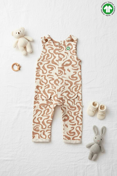 The Nest Kids Wavy Dune Organic Kids Jumpsuit