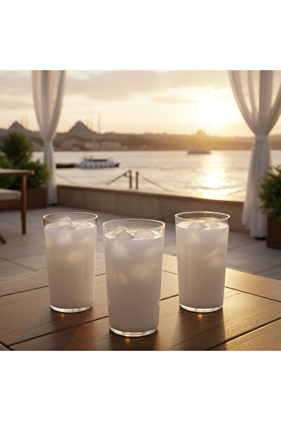 YAZICI 175 ml Crystal Transparent Cocktail Glass Set of 5 for Wedding, Engage...