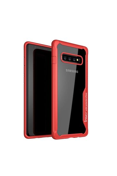 iPaky Survival Case Gel Anti-Fall Cover Samsung Galaxy S10 Κόκκινο