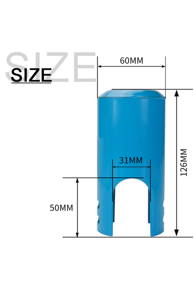 Choice Blue SI FANG Outdoor Water Faucet Lock With Key Anti-theft Tap Protect...