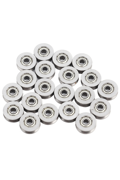 Choice 20pcs V623ZZ V Ball Bearing Pulley For Rail Track Linear Motion System...