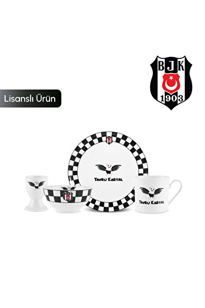 Karaca x Beşiktaş Lisanslı 4 Parça Mama Takımı