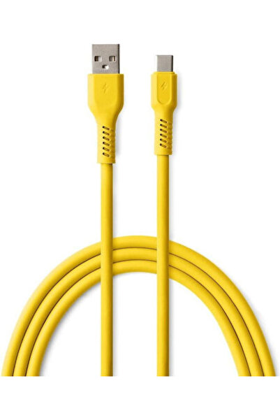 Colorum Καλώδιο USB 2.0 USB-C Αρσενικό - USB-A PD Κίτρινο 1.8μ CK60-AC-05