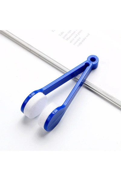 Choice5 Blue 1pc New Creative Two-Side Glasses Brush Soft Microfiber Spectacl...